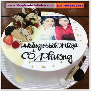 Bánh Sinh Nhật In Hình Ảnh - H430